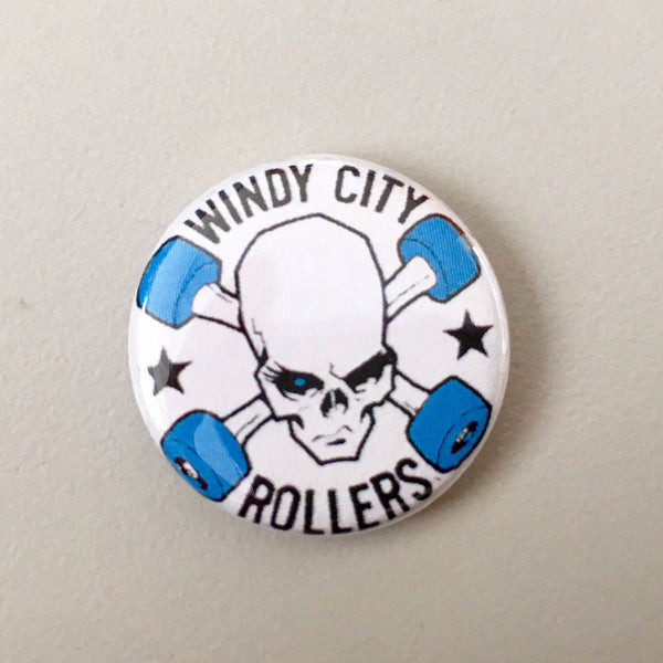 Small Button Windy City Rollers Logo