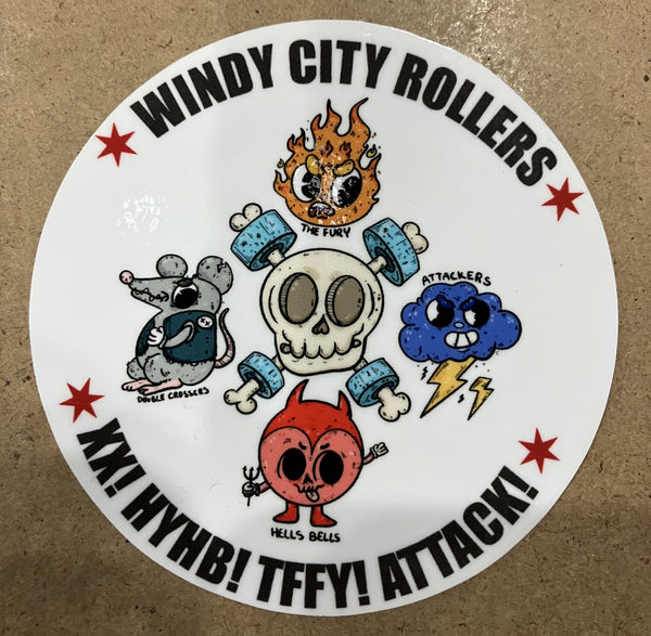 All HT Sticker – Windy City Rollers Shop