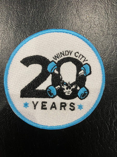 Windy City Rollers 20th Anniversary Patch