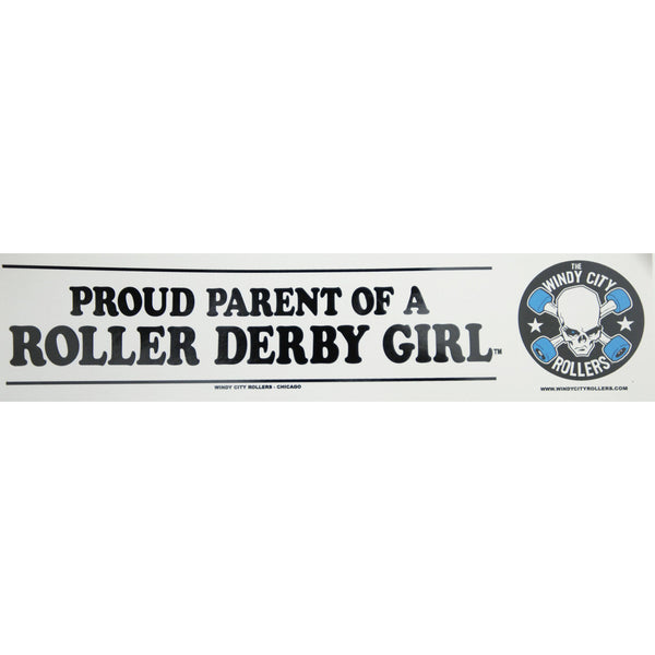Proud Roller Derby Parent Bumper Sticker
